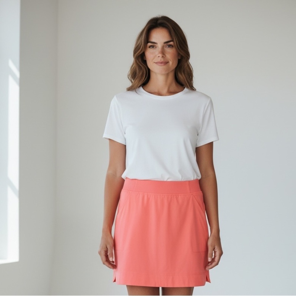 32 Degrees SKORT small coral in color NWT 32° cool brand great for summer